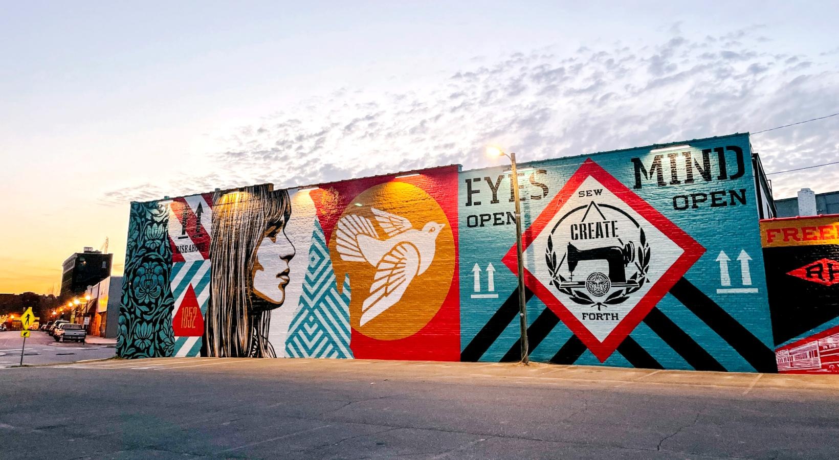 Find your perfect fit at Exchange at Rock Hill Apartments a wall with graffiti